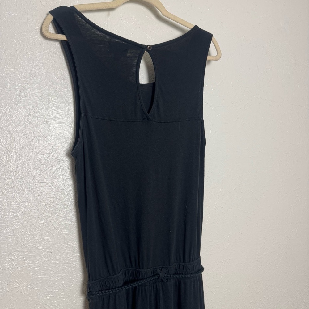 Pact French Black Organic Cotton Linen Jumpsuit - Picture 12 of 13